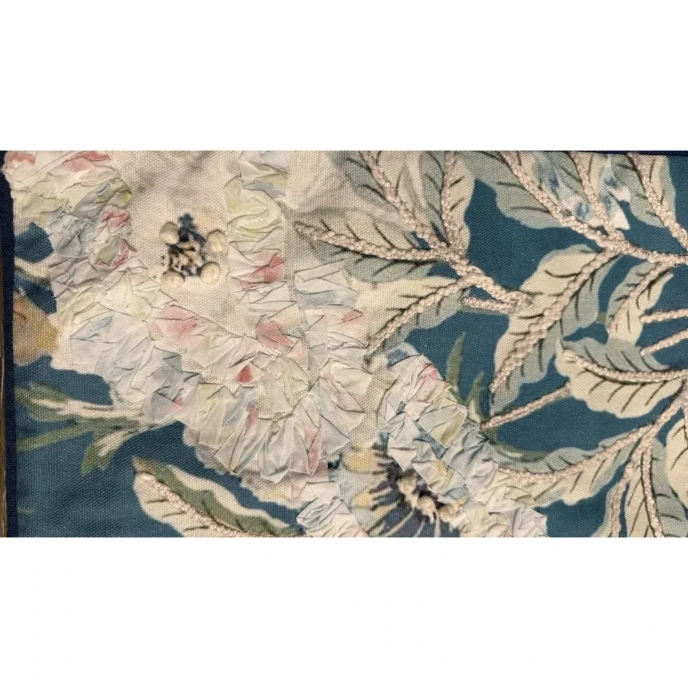 Celerie Kemble Pillow Cover Floral Blue Pink 18